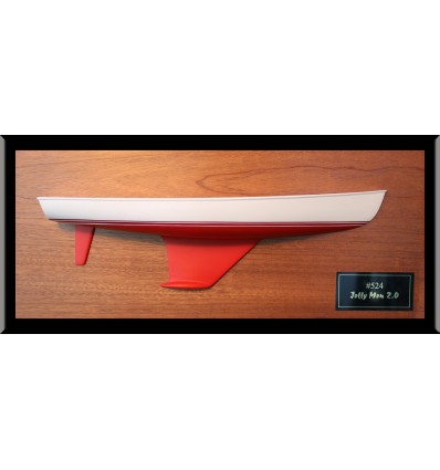 Schock Harbor 20 flush deck half hull replica