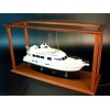 Display Cases - - Display case Acrylic with classic mahogany frame - Abordage