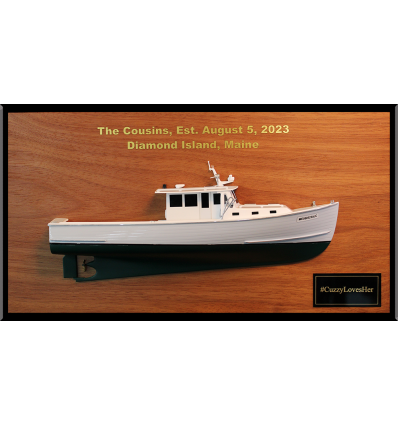 Abigail and Carter 42 custom half model with deck details
