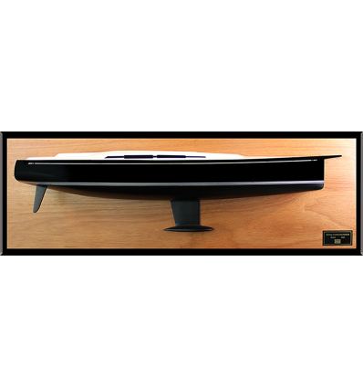 Nautor's Swan 58 custom half model