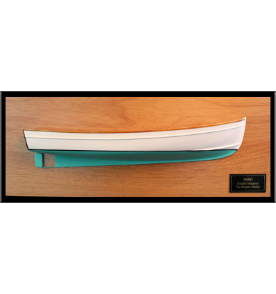 The Pulsifer Hampton 22 flush deck half hull