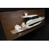 Tiara EX54 RF002 custom half model with deck details
