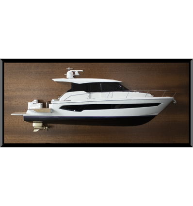 Tiara EX54 RF002 custom half model with deck details