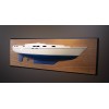 Nautor's Swan 50 half model