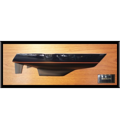 Caliber 40 LRC flush deck half hull