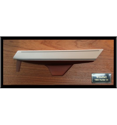 Hunter 34 half hull