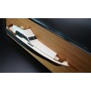 Midnight Lace 44 power boat custom half model