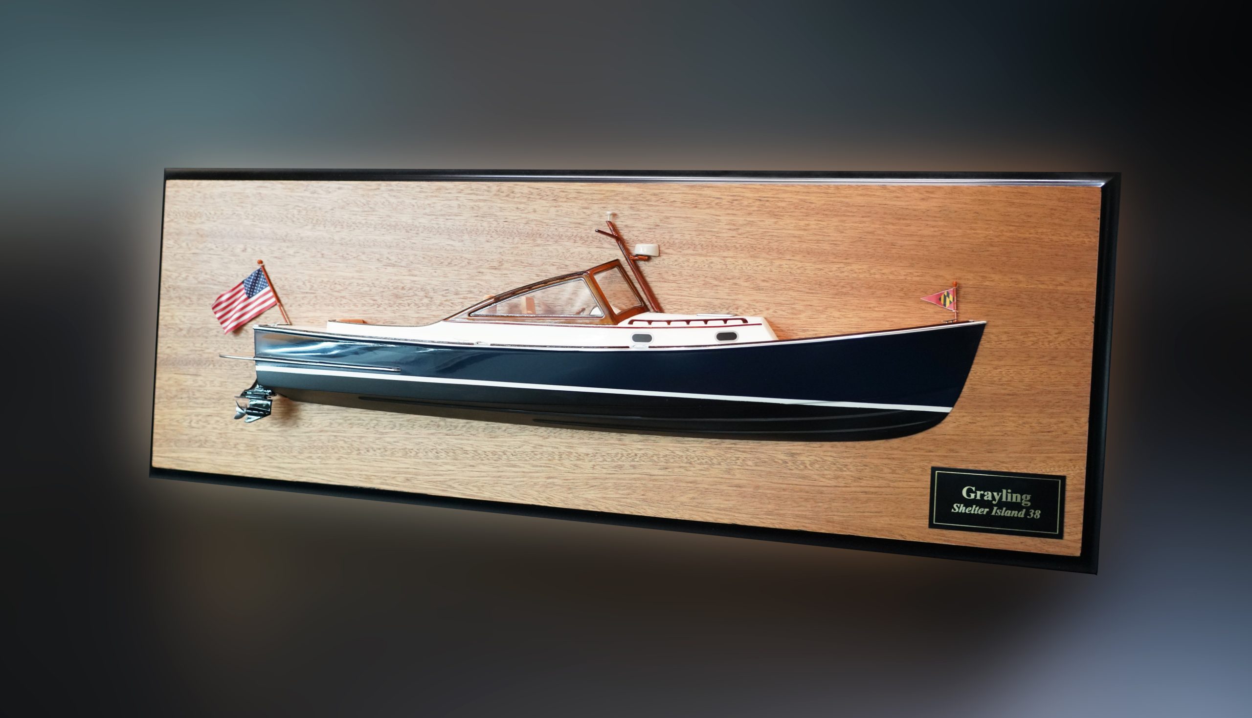 Shelter Island 38 wonderful half model - Image 3