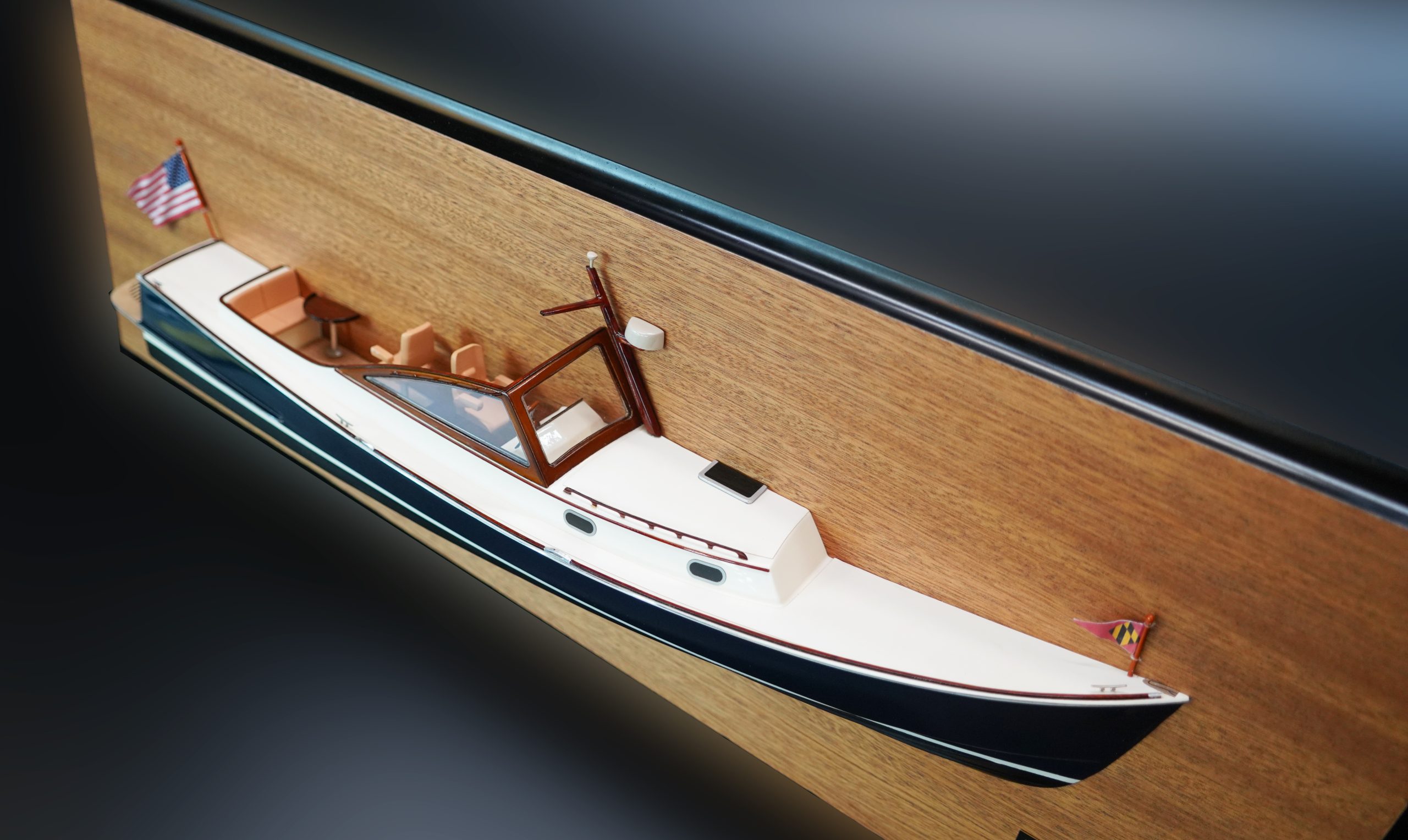 Shelter Island 38 wonderful half model - Image 4