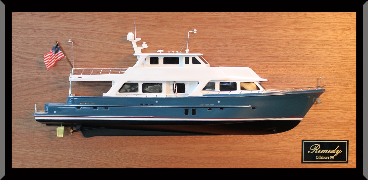 Offshore 90 custom half model