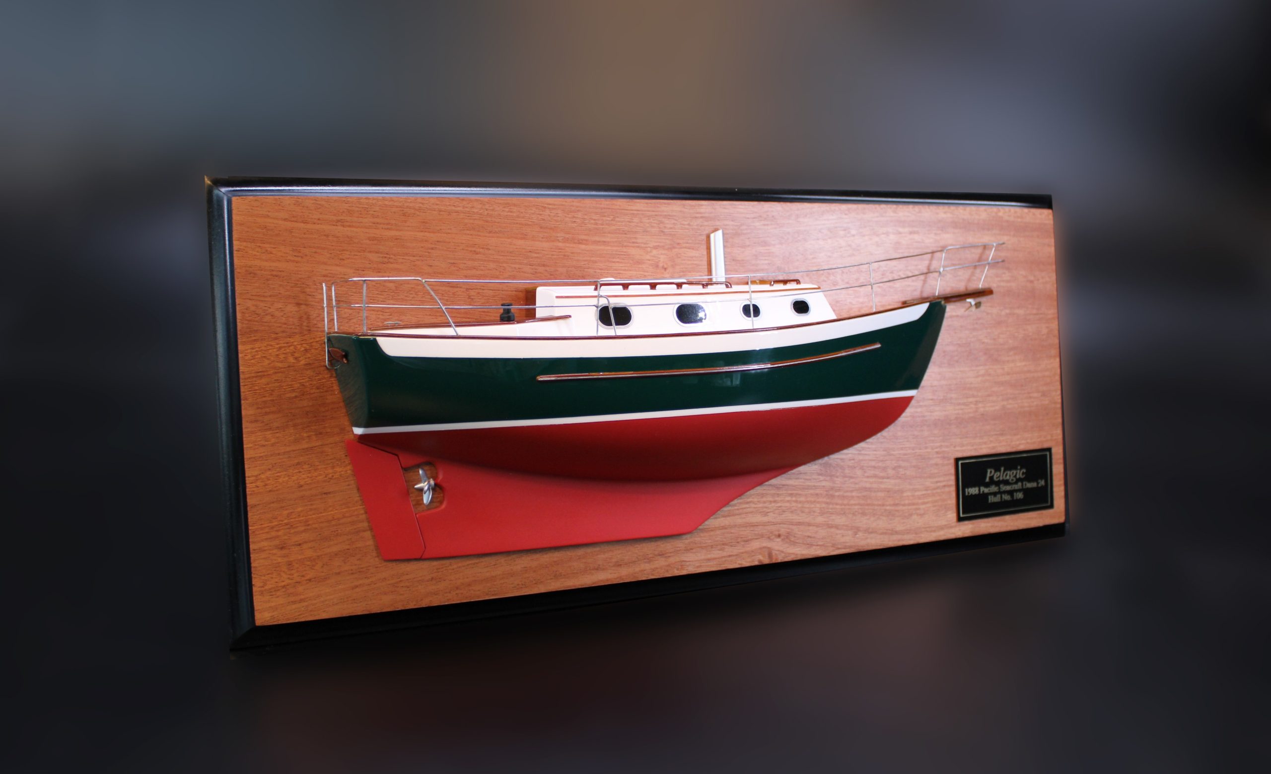 Pacific Seacraft Dana 24 magnificent half model with deck details - Image 2