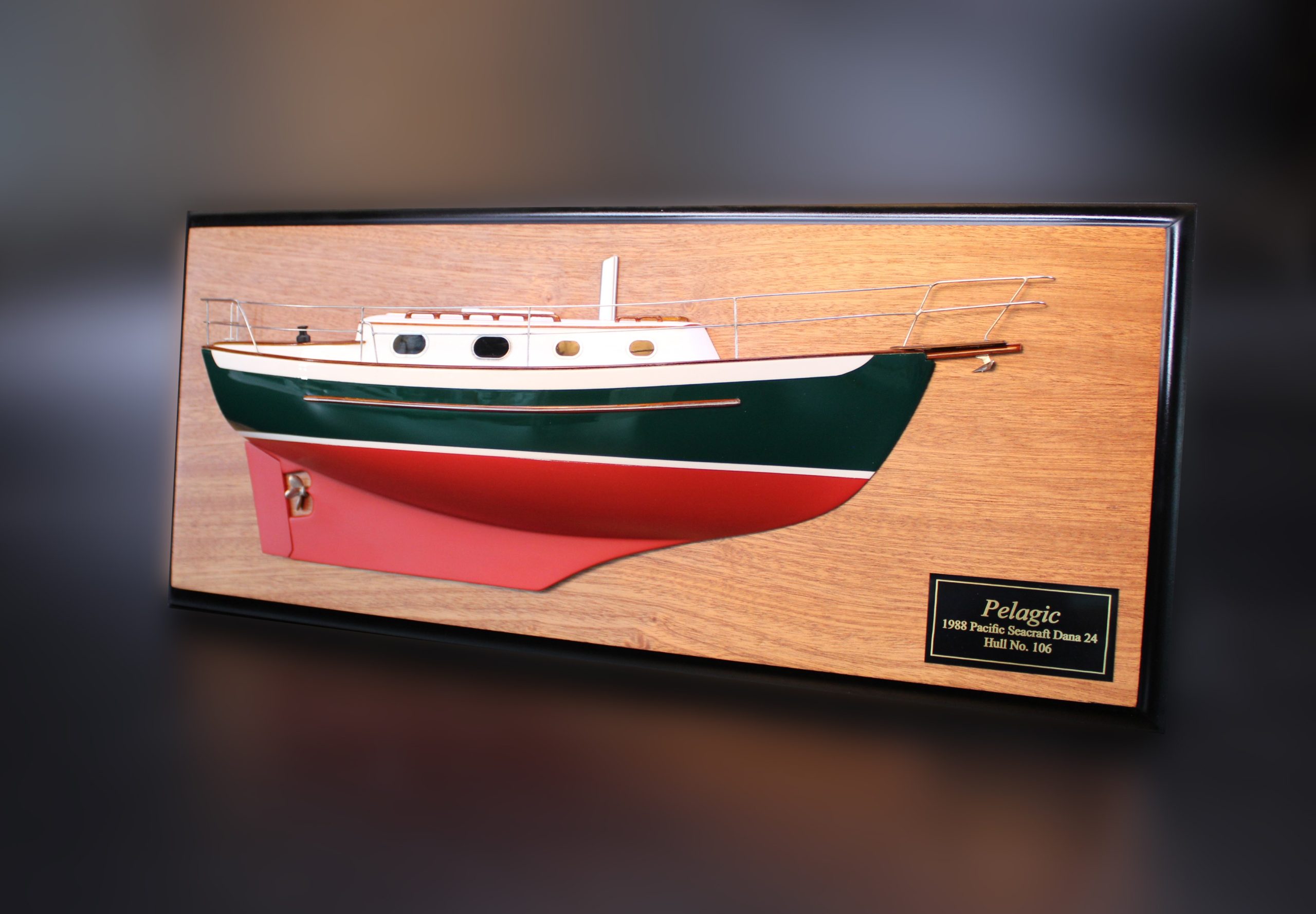 Pacific Seacraft Dana 24 magnificent half model with deck details - Image 3