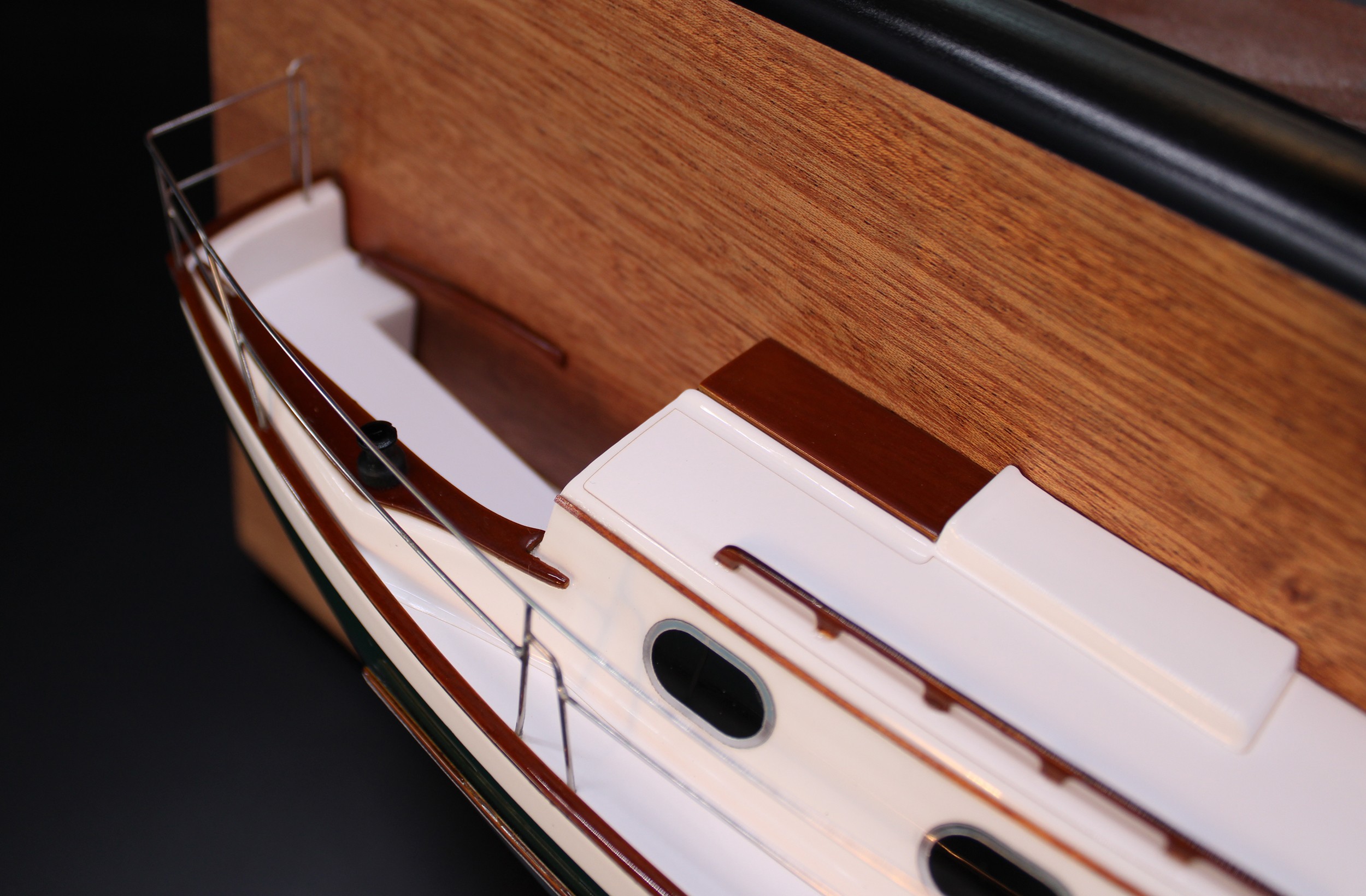 Pacific Seacraft Dana 24 magnificent half model with deck details - Image 5