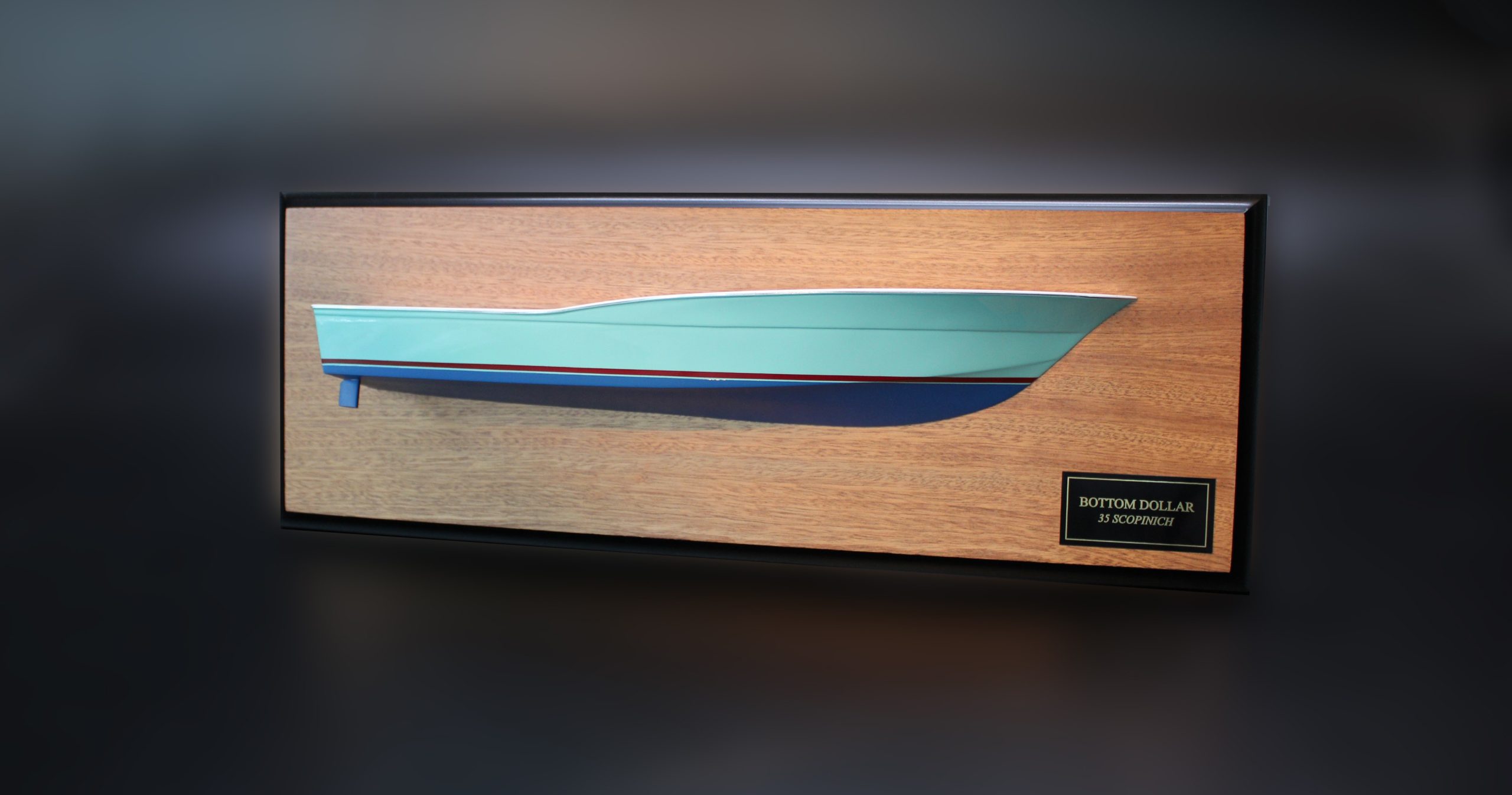 Scopinich 35 power boat custom half hull - Image 3