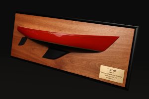 C&C 35 Custom Half Hull: A Canadian Classic, Sculpted in Wood