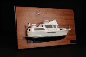 Corvette 340-Custom Half Model with Deck Details
