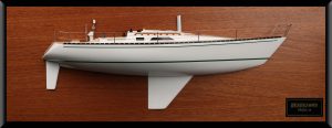 German Frers 38-Custom Half Model with Deck Details