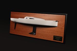 Handcrafted J-111 Half Model with Cabin and Cockpit, 1/24 Scale