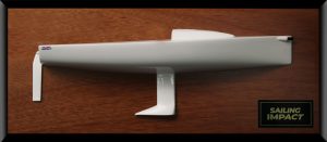 J70 "SAILING IMPACT", scale 1/20 or 35cm LOA.-Custom Half Hull