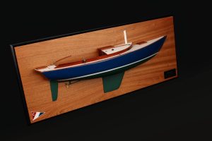 Landing School Weekender 26: Half Model with Deck Details, Scale 1/12