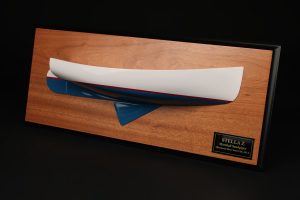 Marshall Sandpiper Catboat: Half Hull Model, Scale 1/12