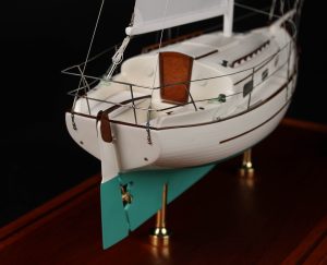 Pacific Seacraft Flicka 20 ft -Custom Model +Desk Model