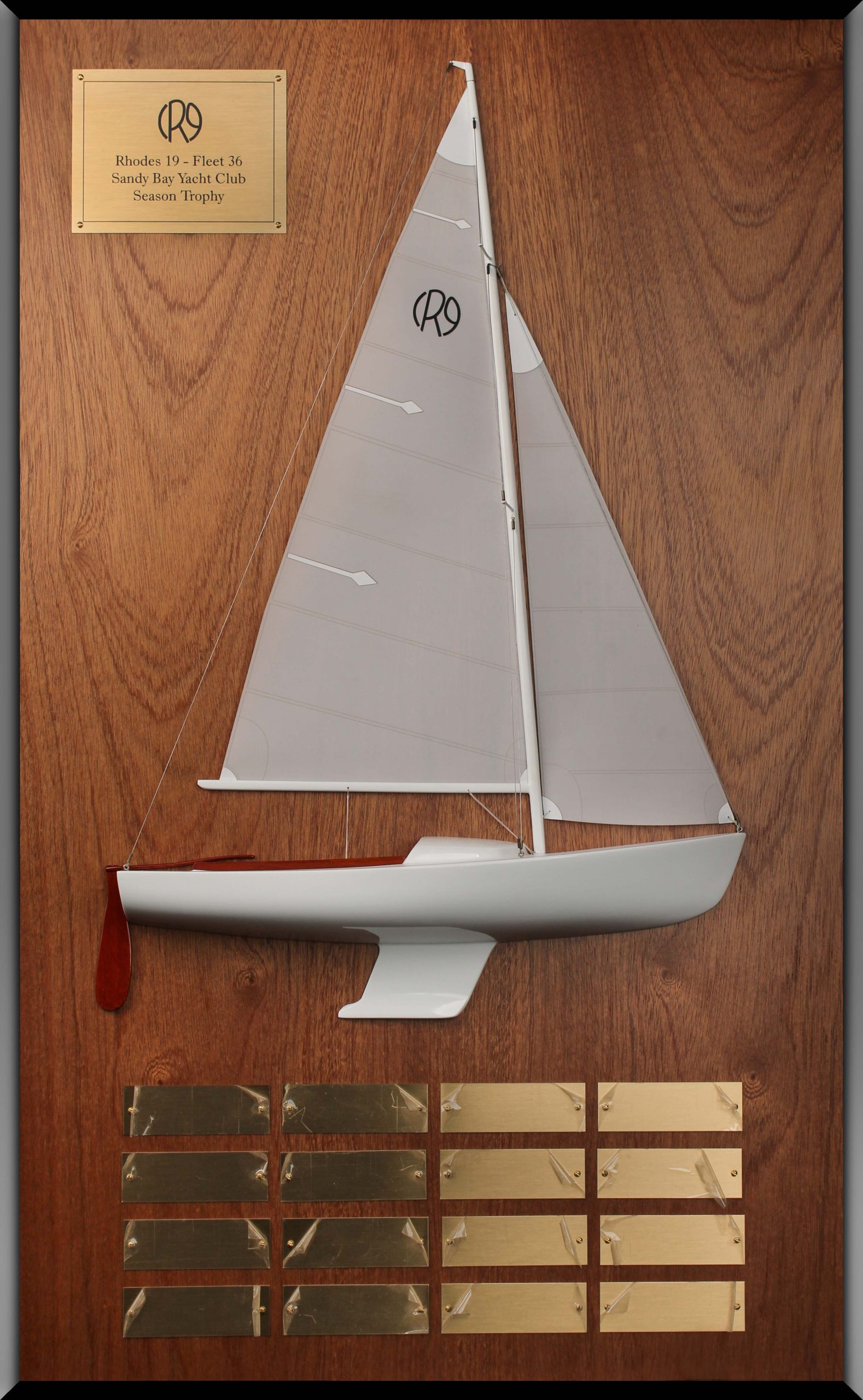 The Rhodes 19 Sailing Trophy - Celebrate Victory in Handcrafted Style - Image 2