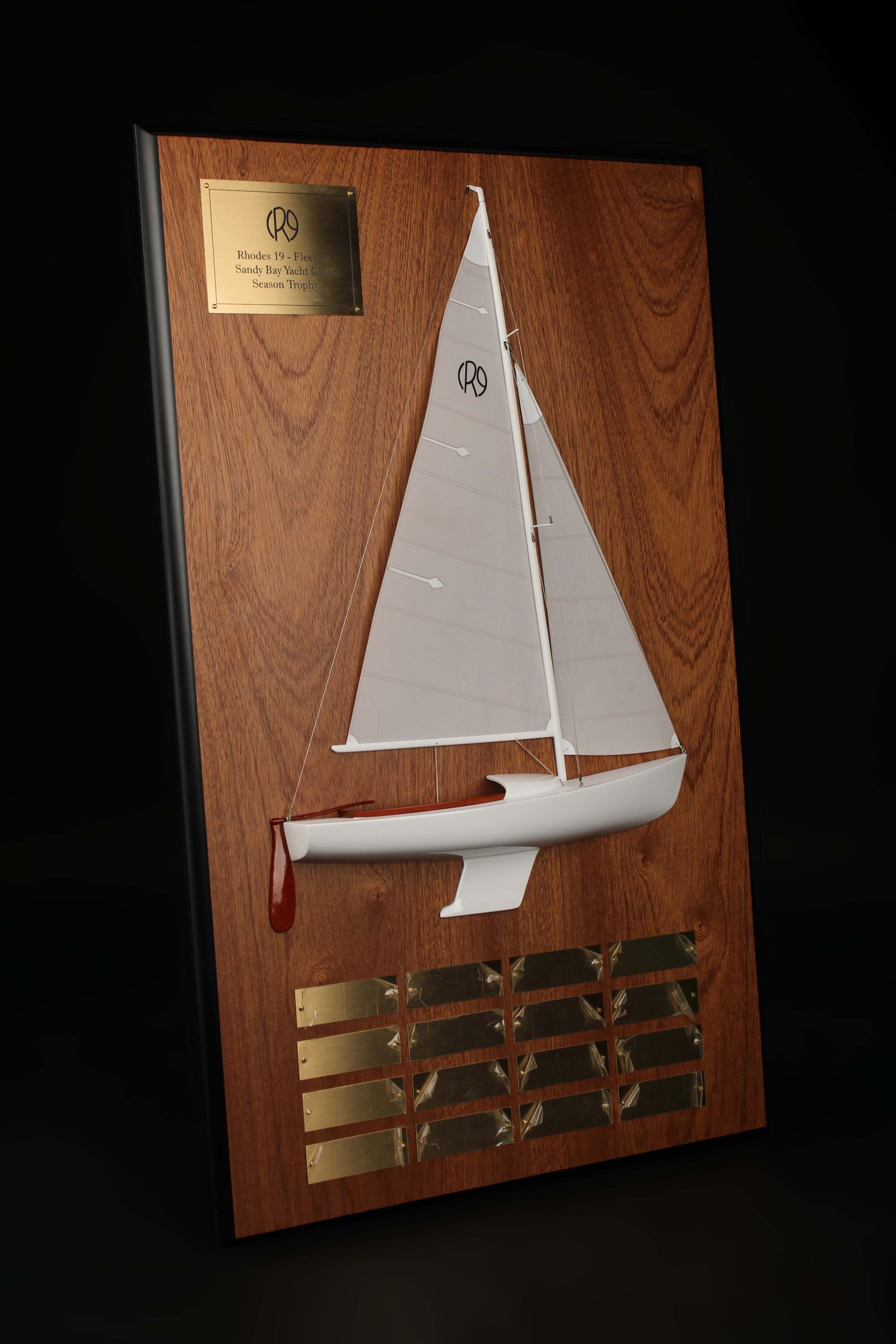 The Rhodes 19 Sailing Trophy - Celebrate Victory in Handcrafted Style - Image 3