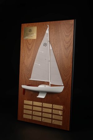 The Rhodes 19 Sailing Trophy - Celebrate Victory in Handcrafted Style