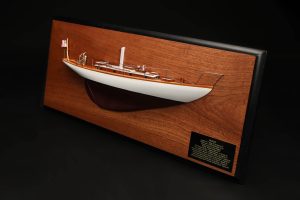 Sparkman & Stephens New York 32- Custom Half Model with Deck Details