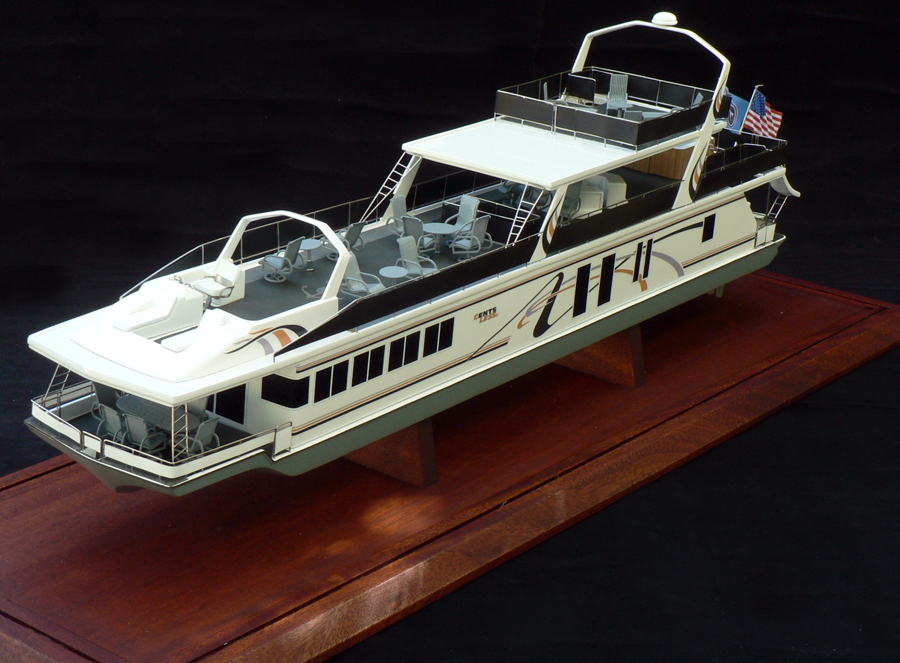 Custom Models - Fantasy Yachts Houseboat - Fantasy Yachts Houseboat 110 "Cents Less" - Abordage