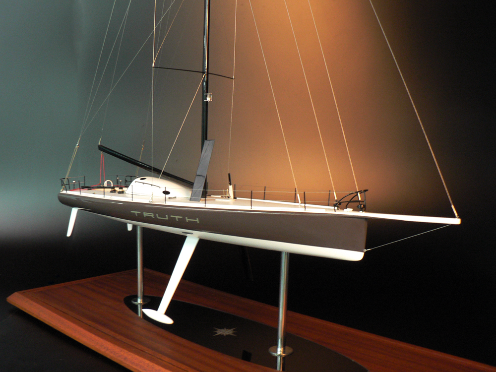 Custom Models - Owen Clarke Design - Owen Clarke Design Open 50 Racing Sailboat - Abordage