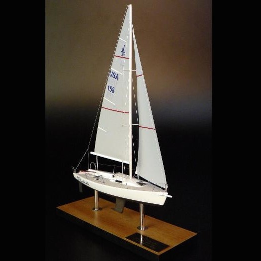 Custom Desk Models - JBoats - J80 desk model - Abordage