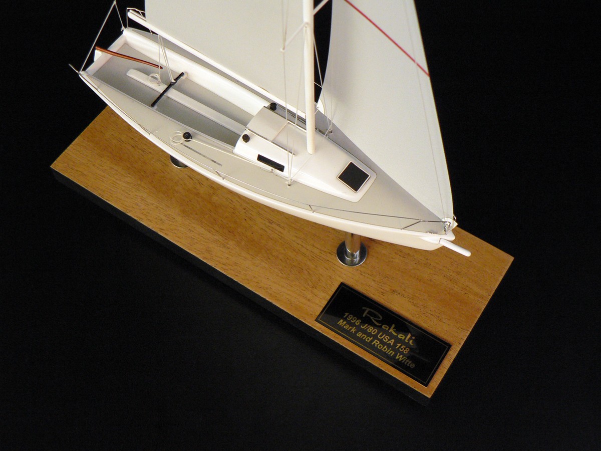 Custom Desk Models - JBoats - J80 desk model - Abordage