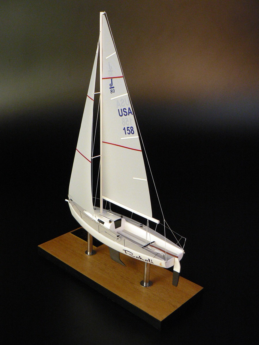 Custom Desk Models - JBoats - J80 desk model - Abordage