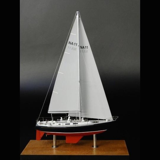 Custom Desk Models - United States Naval Academy - Navy 44 desk model - Abordage