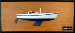 Custom Half Models - Columbia Sailing Yachts - Columbia 26 MK II half model - Abordage