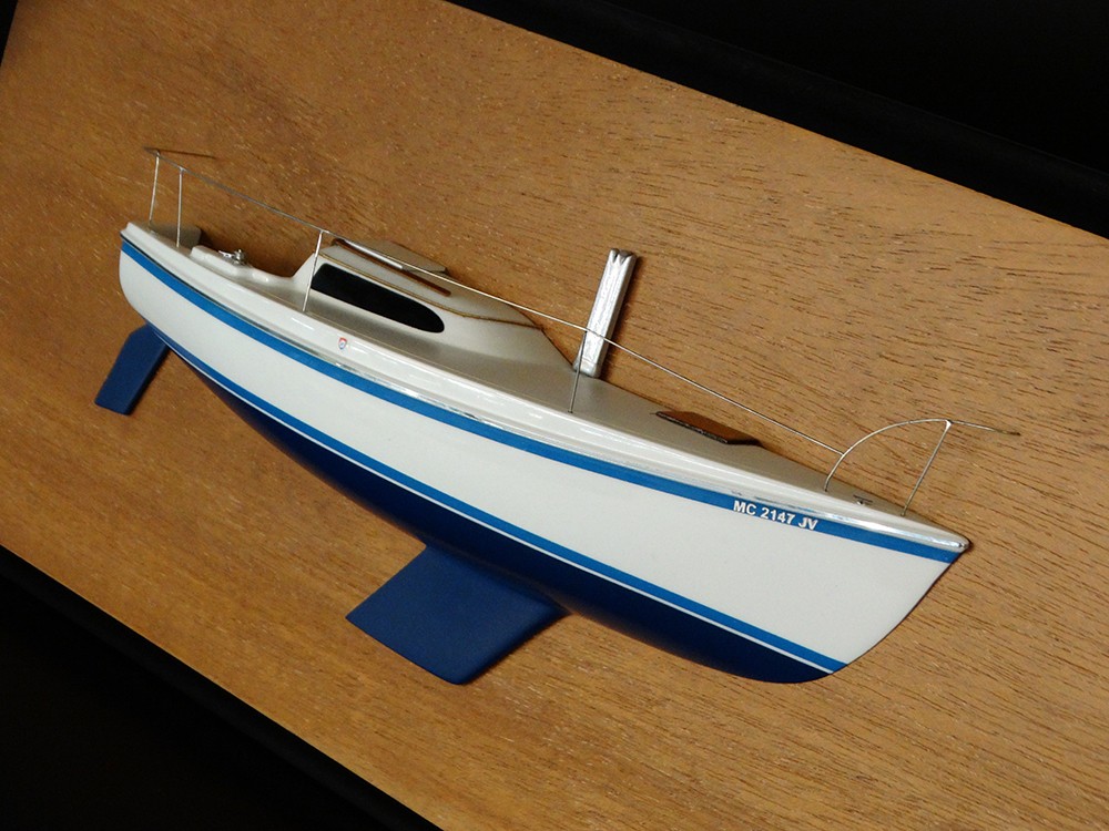 Custom Half Models - Columbia Sailing Yachts - Columbia 26 MK II half model - Abordage