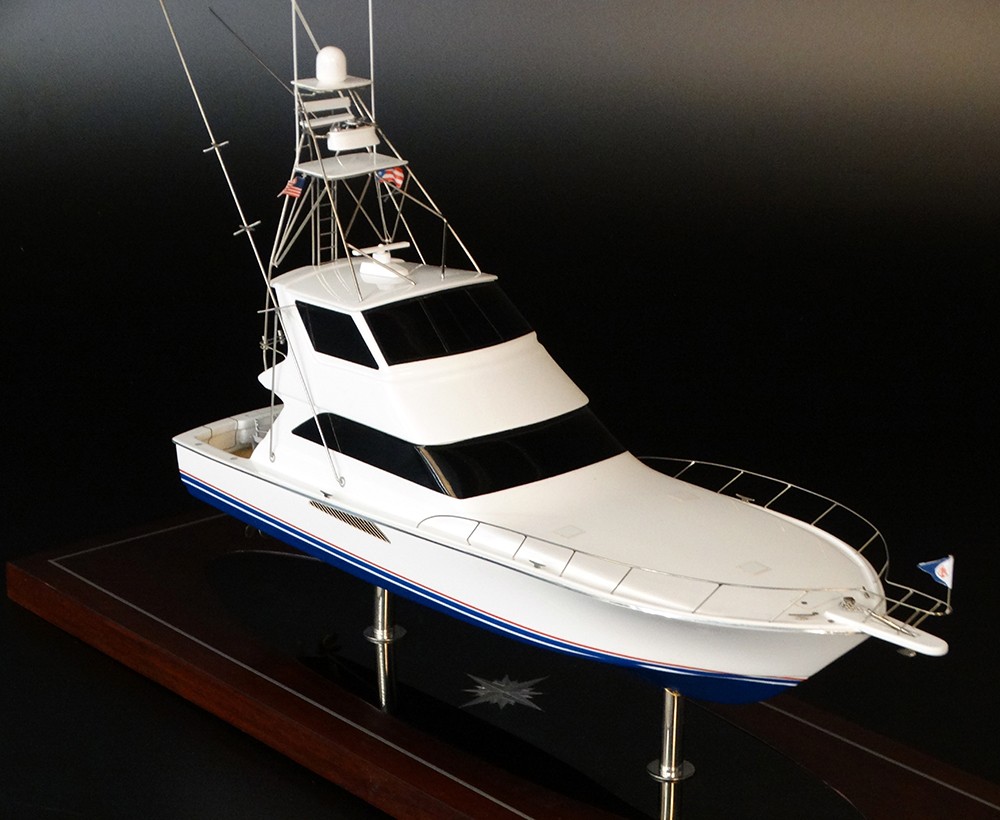 Custom Desk Models - Viking Yachts - Viking 61 Cervecita Desk Model - Abordage