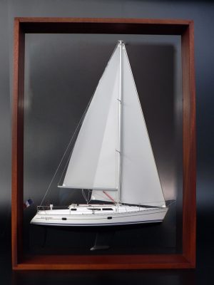 Custom Half Models - Jeanneau - Jeanneau 37.1 Sun Odyssey framed half model - Abordage