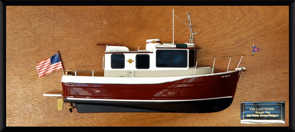 Custom Half Models - Ranger Tugs - Ranger Tugs R-25 half model - Abordage