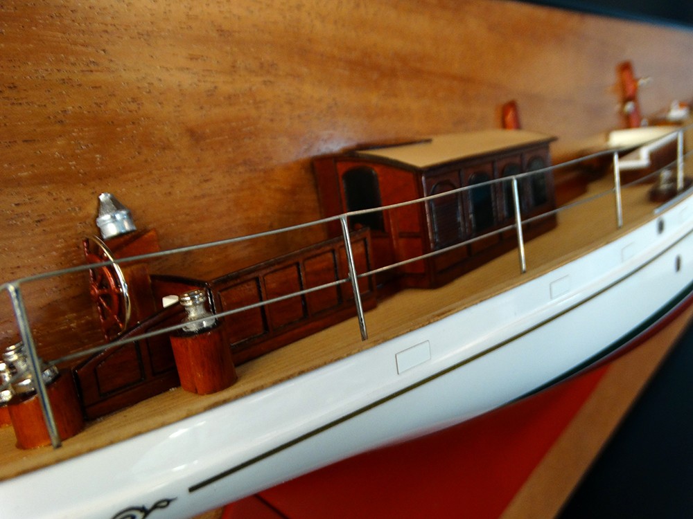 Custom Half Models - JOHN G. ALDEN DESIGN - John G. Alden Design 100' Half Hull - Abordage