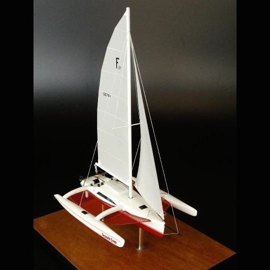 Custom Desk Models - Corsair Marine - Corsair F31 Scooch Over desk model - Abordage