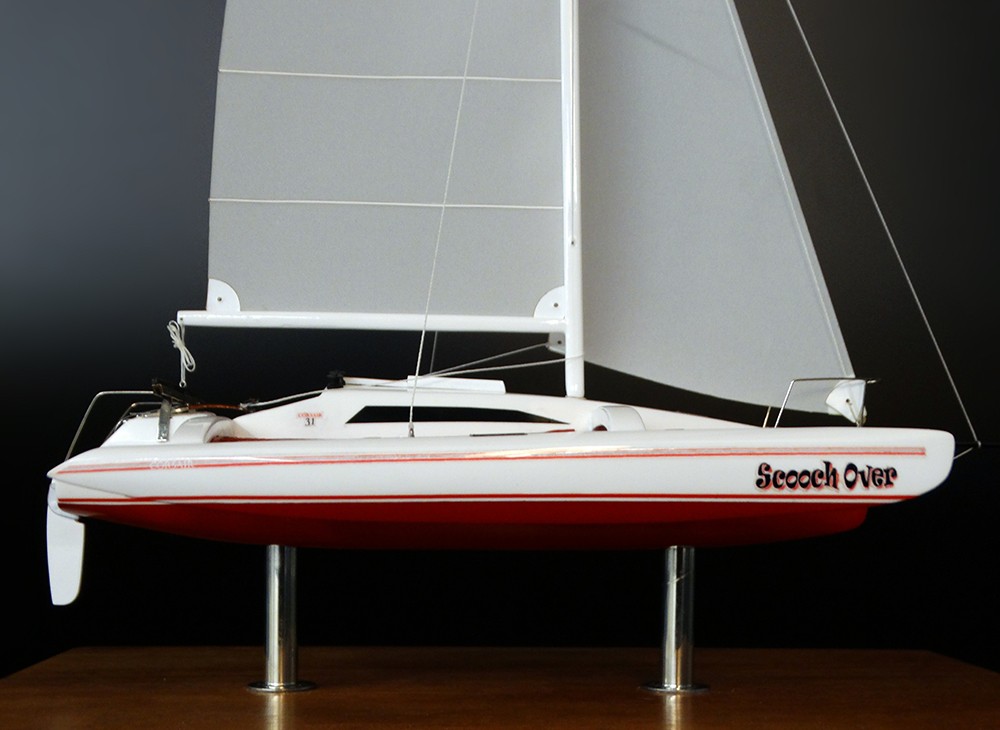 Custom Desk Models - Corsair Marine - Corsair F31 Scooch Over desk model - Abordage