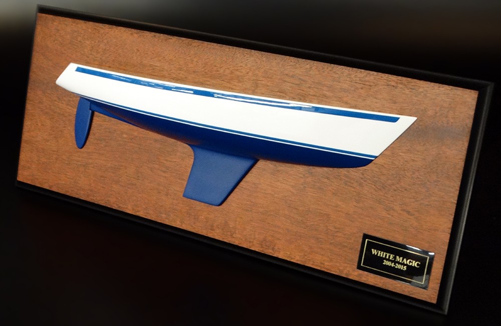 Custom Half Models - - Sweden 370 flush deck half hull - Abordage