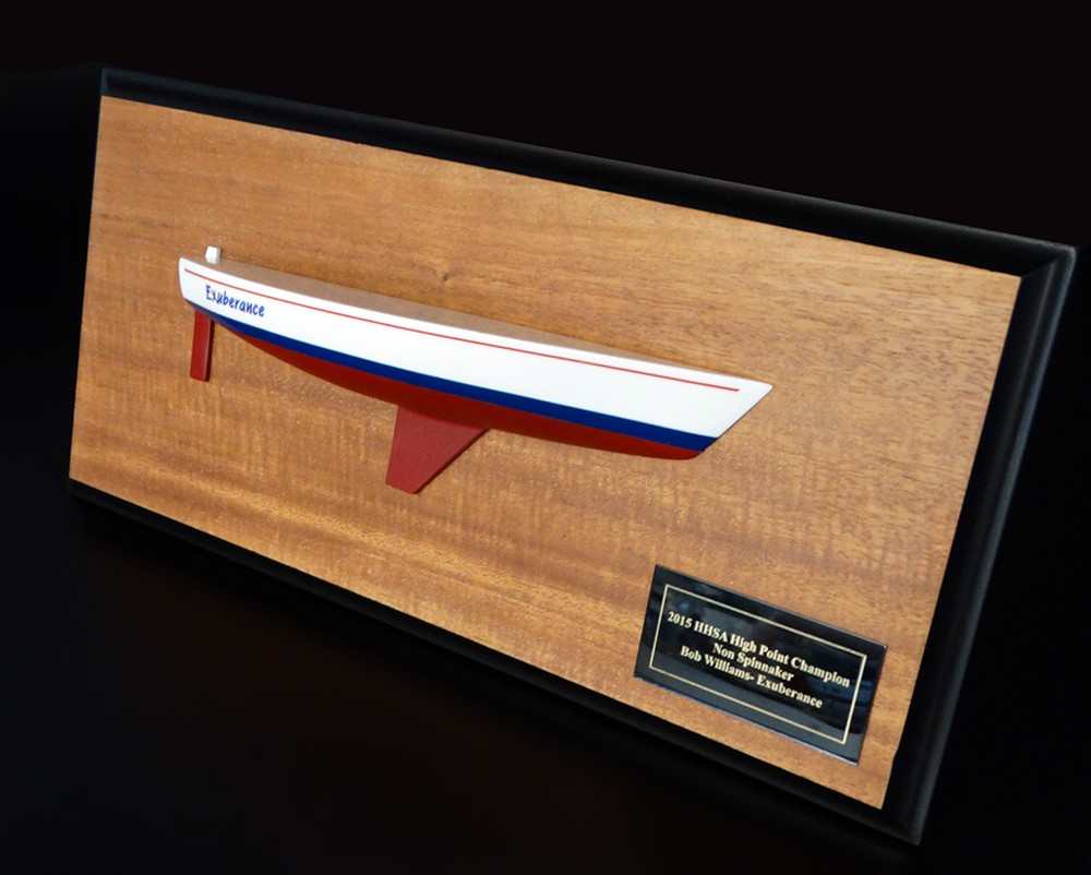 Custom Half Models - JBoats - J30 flush deck half hull - Abordage