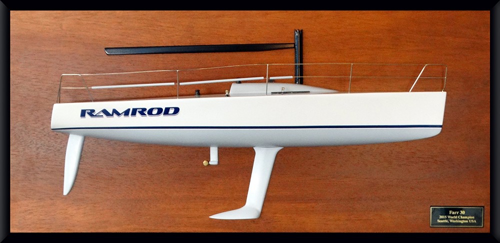 Custom Half Models - Farr - Farr 30 half model with deck details - Abordage