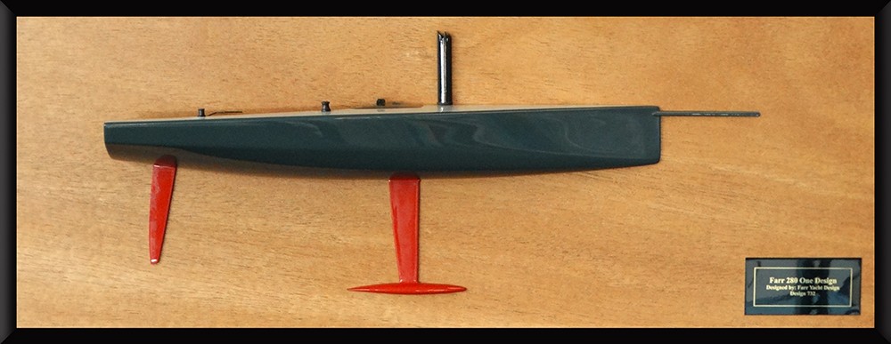 Custom Half Models - Farr - Farr 280 one design flush deck half hull - Abordage