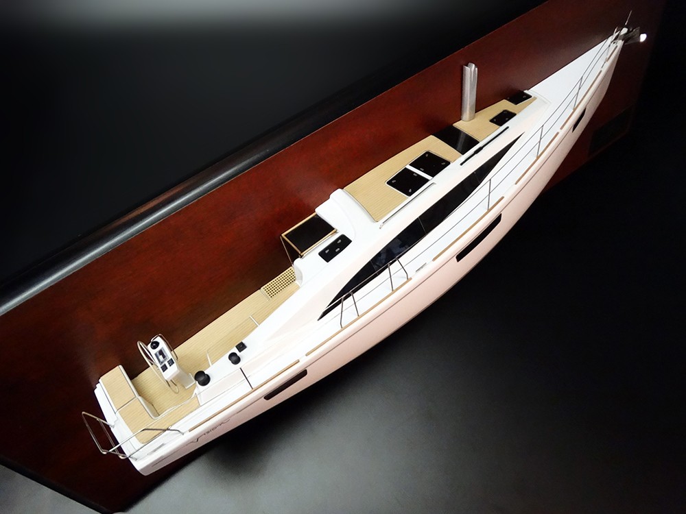 Custom Half Models - Bavaria Yachts - Bavaria Vision 46 half model with deck details - Abordage