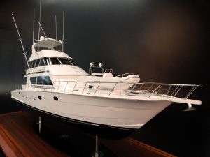 Custom Models - Hatteras - Hatteras 92 custom boat model - Abordage